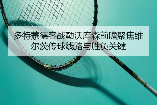 多特蒙德客战勒沃库森前瞻聚焦维尔茨传球线路与胜负关键